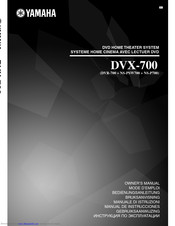 Yamaha DVX-700DVR-700 Owner's Manual