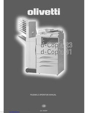 Olivetti d-Copia 31 Operation Manual