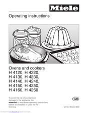 Miele H 4230 Operating Instructions Manual