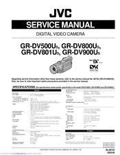 JVC GR-DV800US Specification