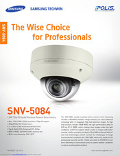 Samsung SNV-5084 Specfications