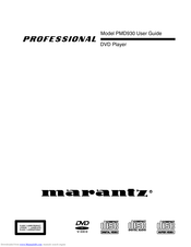 Marantz PMD930 User Manual