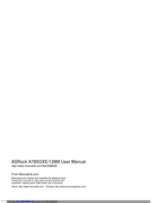 ASROCK A780GXE 128M - V1.1 User Manual