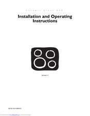 Electrolux EHS 8671 P Installation And Operating Instructions Manual
