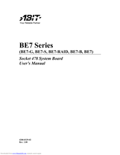 ABIT BE7-B User Manual