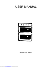 Electrolux EOD6365 User Manual