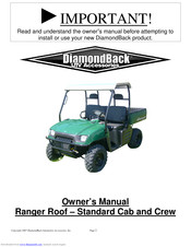 Diamondback Ranger Roof Owner's Manual