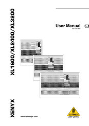 Behringer Xenyx XL2400 User Manual