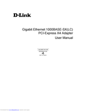 D-Link PCI-Express X4 User Manual