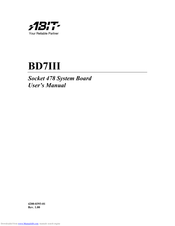 ABIT BD7III User Manual