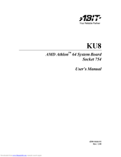 ABIT KU8 User Manual