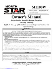 North Star 1108 Owner's Manual