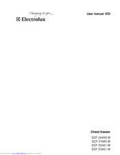 Electrolux ECF27460W User Manual