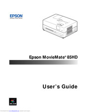 Epson MovieMate 85HD User Manual