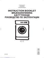 Electrolux EWF 1249 Instruction Booklet