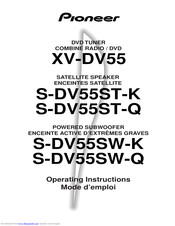 Pioneer S-DV55ST-Q Operating Instructions Manual