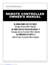 Heat Controller B-SMA/SMH 09 Owner's Manual
