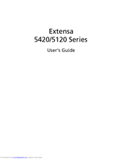 ACER EXTENSA 5120 Series User Manual
