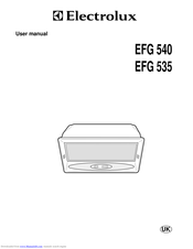 Electrolux EFG 535 User Manual