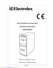 Electrolux EGO23000X Instruction And Installation Manual