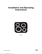 Electrolux U24254 EHP6602K Installation And Operating Instructions Manual