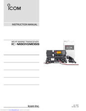 ICOM IC-M801GMDSS Instruction Manual