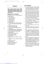 DELONGHI BCO65 Instruction Manual