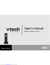 VTech LS6205 - Cordless Extension Handset User Manual