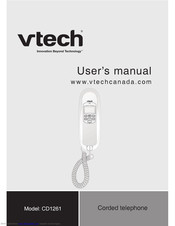 VTech CD1261 User Manual