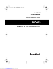 Radio Shack TRC-495 Owner's Manual