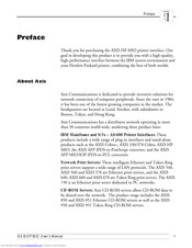 Axis AXIS HP MIO User Manual