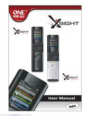 One for All XsightTouch User Manual