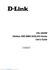 D-LINK DSL-G624M User Manual