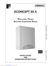 Ferroli ECONCEPT 50 A Installation And Operating Instructions Manual