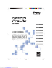 IIYAMA ProLite E2208HDSV User Manual