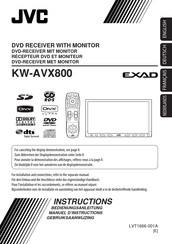 JVC KWAVX800 - EXAD - DVD Player Instructions Manual