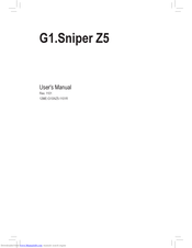Gigabyte G1.Sniper Z5 User Manual