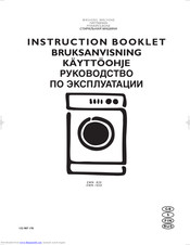 Electrolux EWN 820 Instruction Booklet