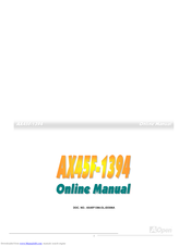 AOPEN AX45F-1394 Manual