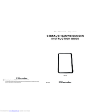 Electrolux ERN 2220 Instruction Book