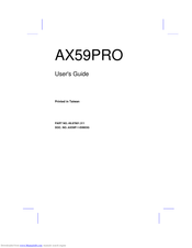 AOPEN X59PRO User Manual