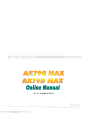 AOPEN AK79D MAX Manual