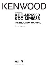 Kenwood KDC-MP6533 Instruction Manual