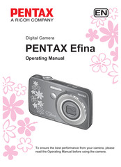 Pentax efina Operating Manual