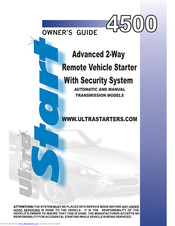 Ultra Start 4500 Owner's Manual
