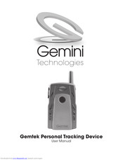 Gemini Gemtek User Manual