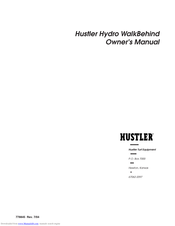 HUSTLER Hydro WalkBehind Owner's Manual