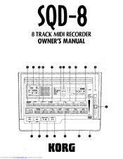 Korg SQD-8 Owner's Manual