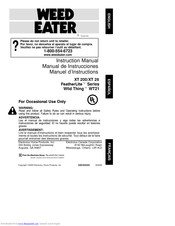 Weed Eater FeatherLite Series Instruction Manual
