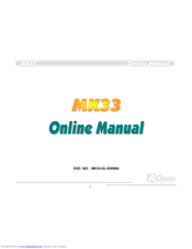 AOPEN MK33 Online Manual